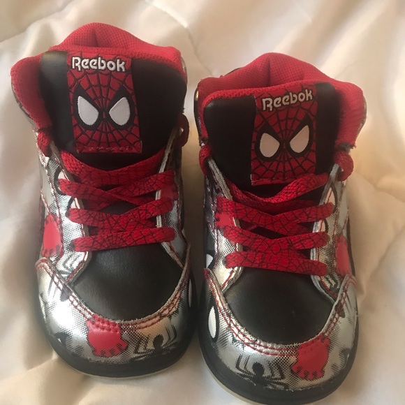 reebok spiderman sneakers